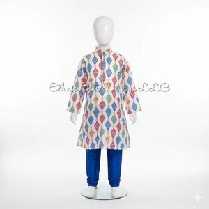 New boutique kids Traditional Silk Kurta cotton Pyjama